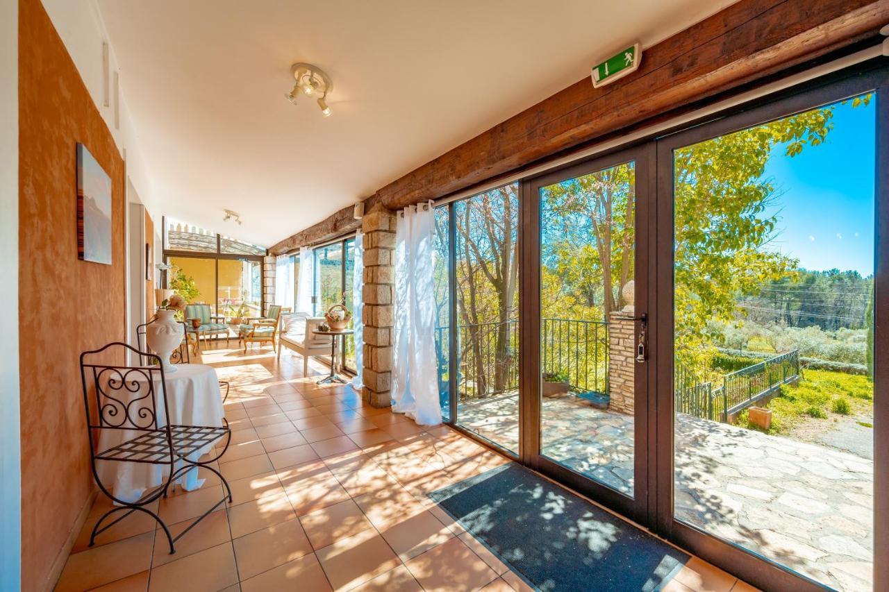 La Maison Du Rouge Gorge - Charmante Maison Climatisee Avec Piscine Ponteves Bagian luar foto